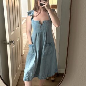 Pilcro Flutter Dress